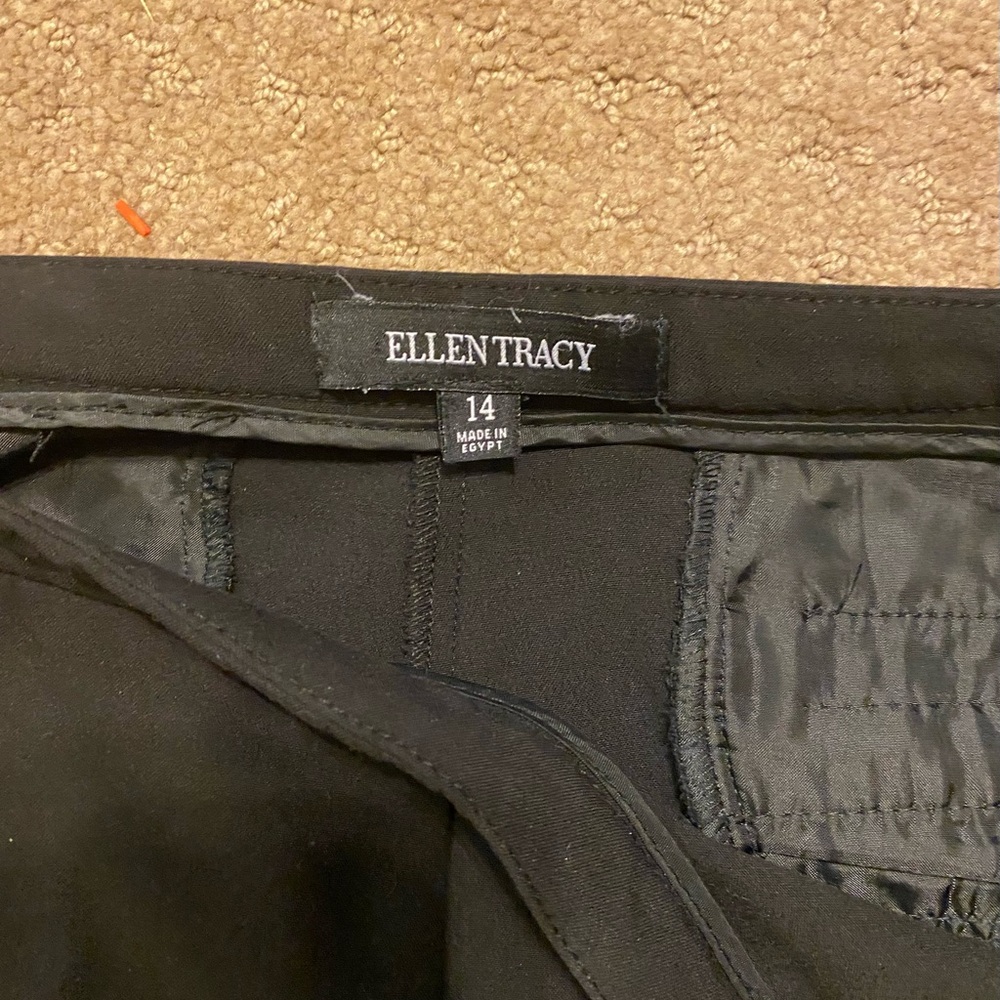 Ellen Tracy - Black High/rise Crop Trousers, Size: 14 - Picture 6 of 7
